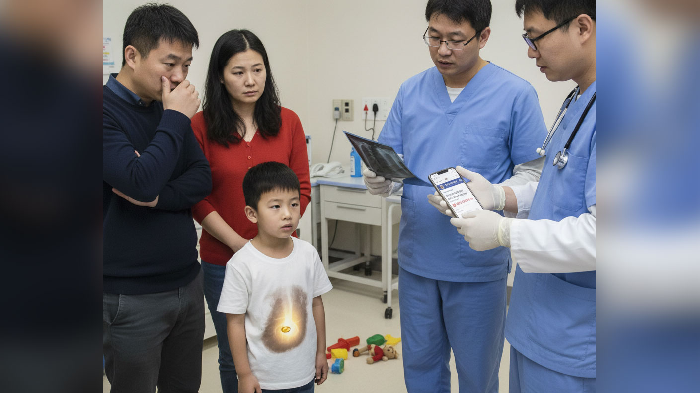 সোনার দানা গিলে ফেলল শিশু, বাইরে যেতে নিষেধ মায়ের