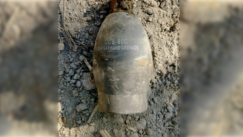 প্রবাসীর বাড়ি থেকে পরিত্যক্ত হ্যান্ড গ্রেনেড উদ্ধার