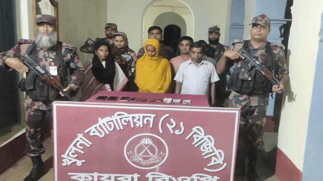 ভারতে অনুপ্রবেশের চেষ্টা, শার্শা সীমান্তে গ্রেপ্তার ৭