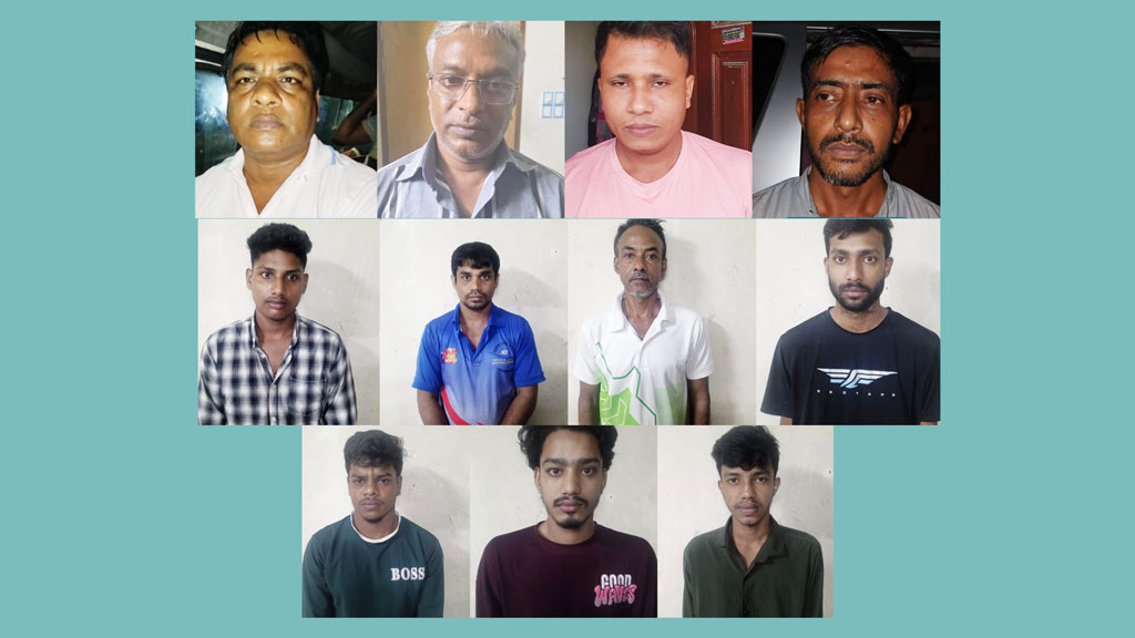রাজধানীতে নিষিদ্ধঘোষিত ছাত্রলীগের নেতা-কর্মীসহ ১১ জন গ্রেপ্তার