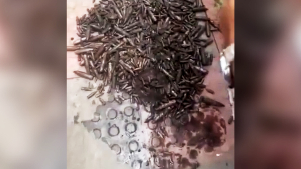 চট্টগ্রামে নালায় মিলল বস্তাবন্দী প্রায় দেড় হাজার গুলি