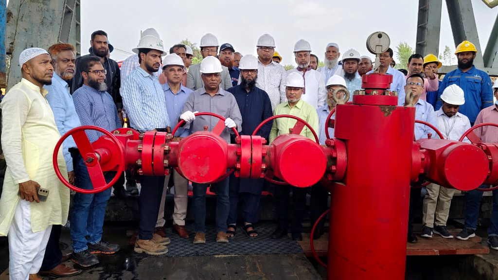 কুমিল্লার শ্রীকাইল গ্যাসক্ষেত্রের ৫ নম্বর কূপ উদ্বোধন, প্রতিদিন মিলবে ৮ মিলিয়ন ঘনফুট গ্যাস