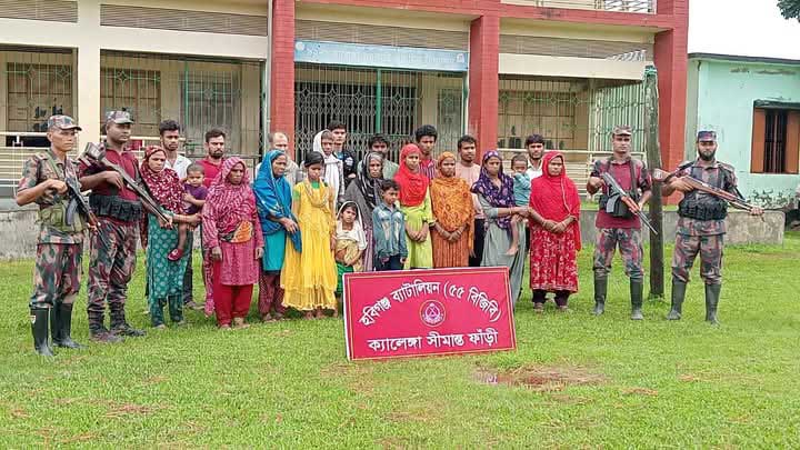 হবিগঞ্জ সীমান্ত দিয়ে ফের পুশ ইন, এবার আটক ২২