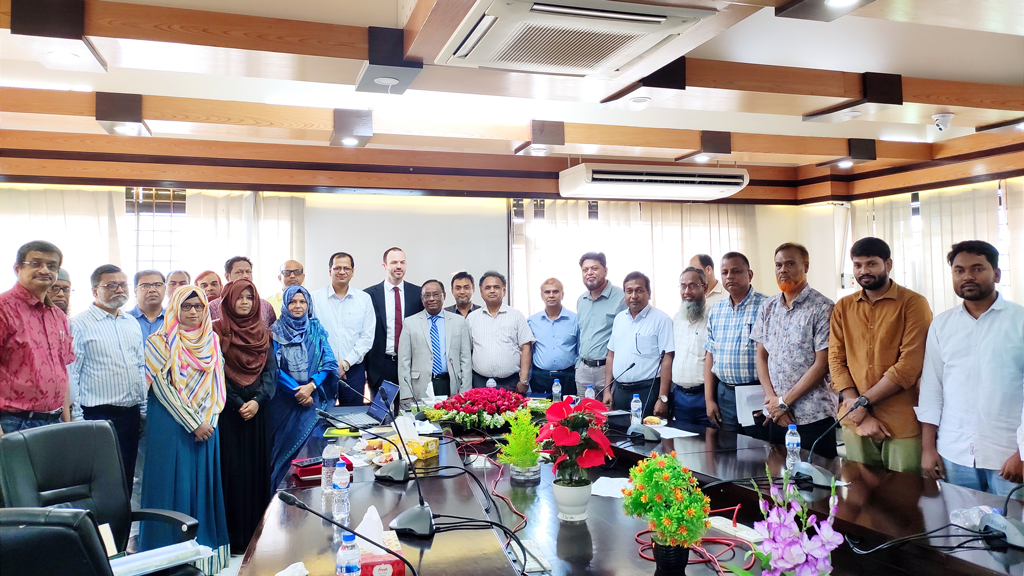 হাবিপ্রবিতে ইইউ প্রতিনিধিদল, তুলে ধরা হলো বৃত্তির সুযোগ