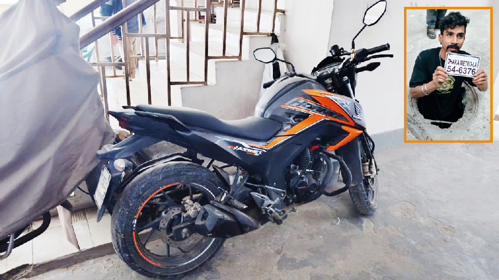 হাদিকে হত্যাচেষ্টায় ব্যবহৃত মোটরসাইকেল, হেলমেট ও ভুয়া নম্বরপ্লেট উদ্ধার