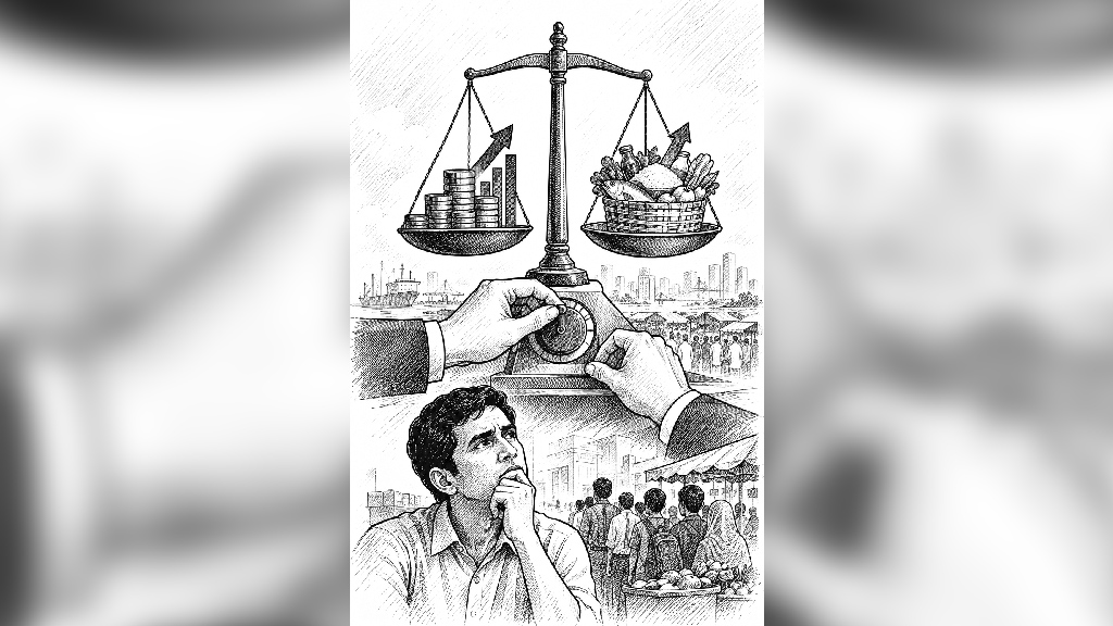 মূল্যস্ফীতি ও প্রবৃদ্ধিতে নীতির টানাপোড়েন
