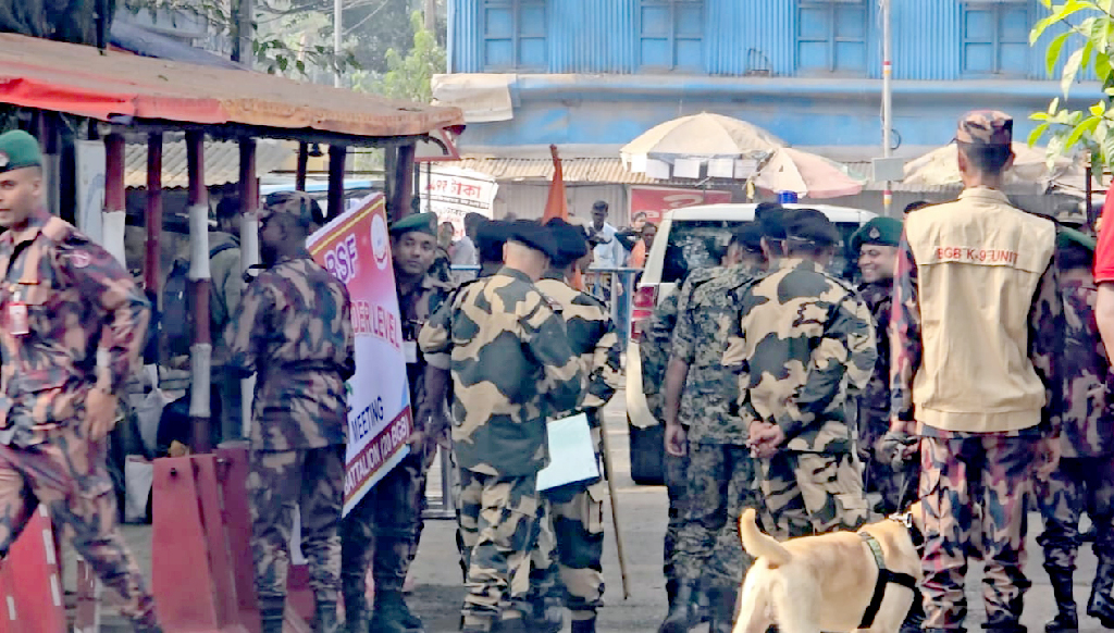 হিলি সীমান্তে বিজিবি ও বিএসএফের ব্যাটালিয়ন পর্যায়ে বৈঠক