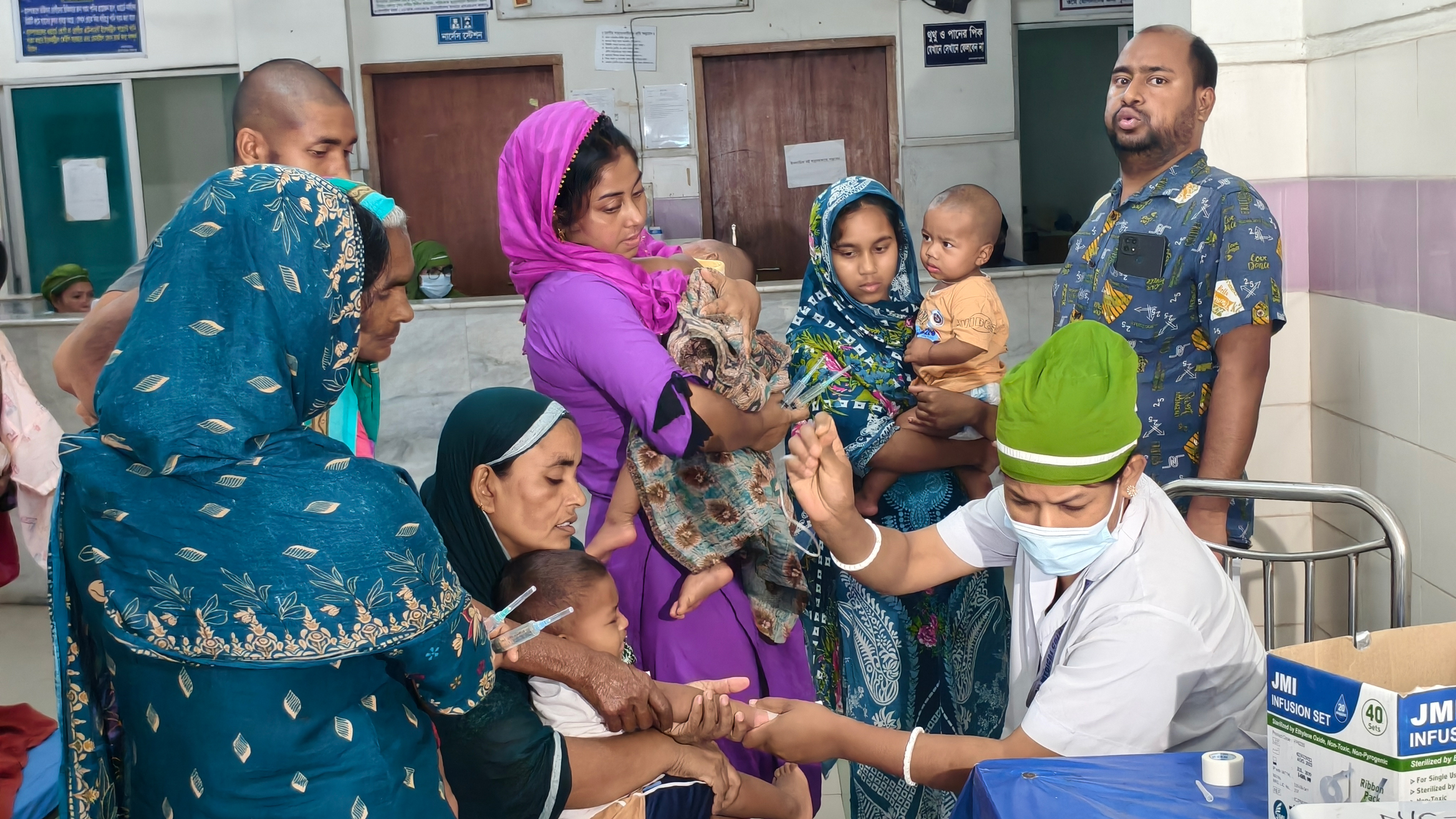 ময়মনসিংহ মেডিকেলে হামের উপসর্গ নিয়ে ভর্তি ৯১ শিশু