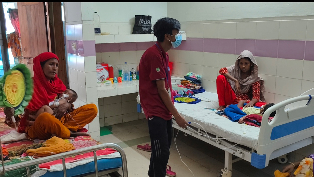 ময়মনসিংহ মেডিকেলে হামের উপসর্গ নিয়ে ভর্তি ১১৭ শিশু