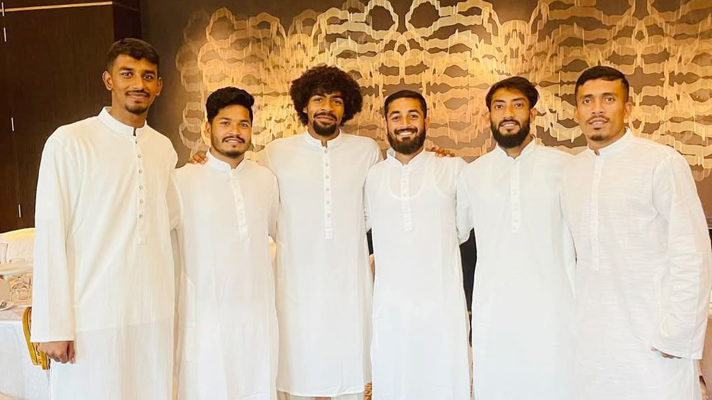 হামজা-রাকিবরাও উদযাপন করছেন ঈদ
