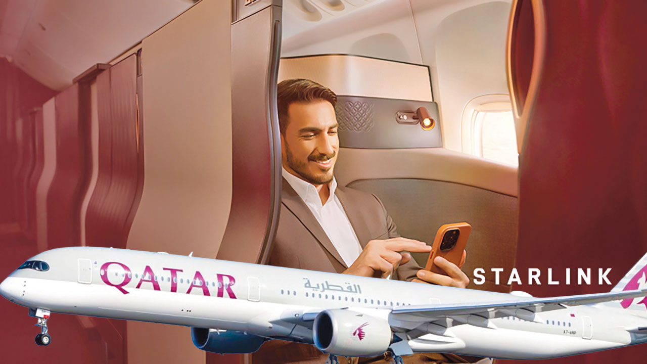 আকাশপথে স্টারলিংক: রেকর্ড গড়ল কাতার এয়ারওয়েজ