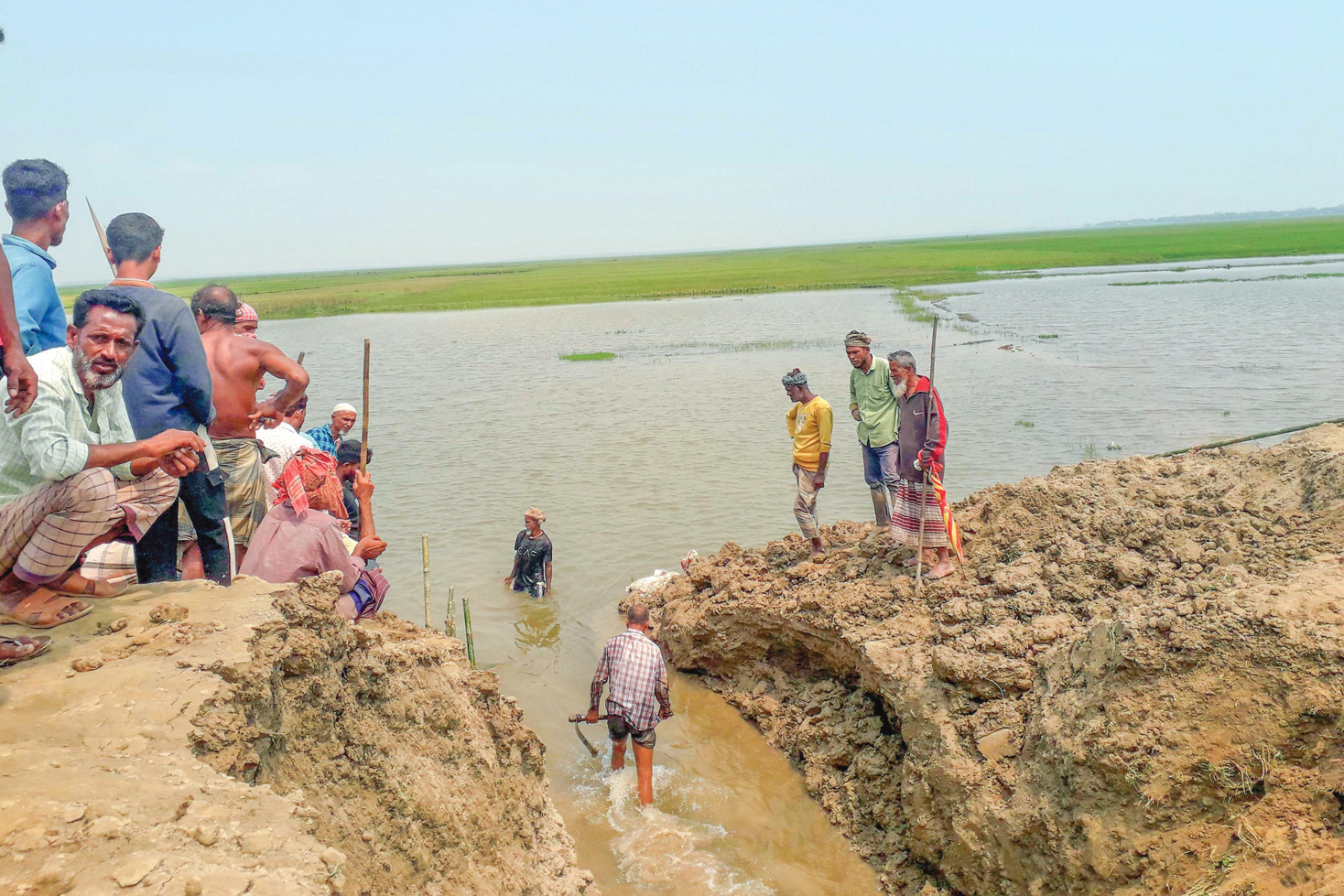 হাওরে নয়া দুর্যোগ জলাবদ্ধতা