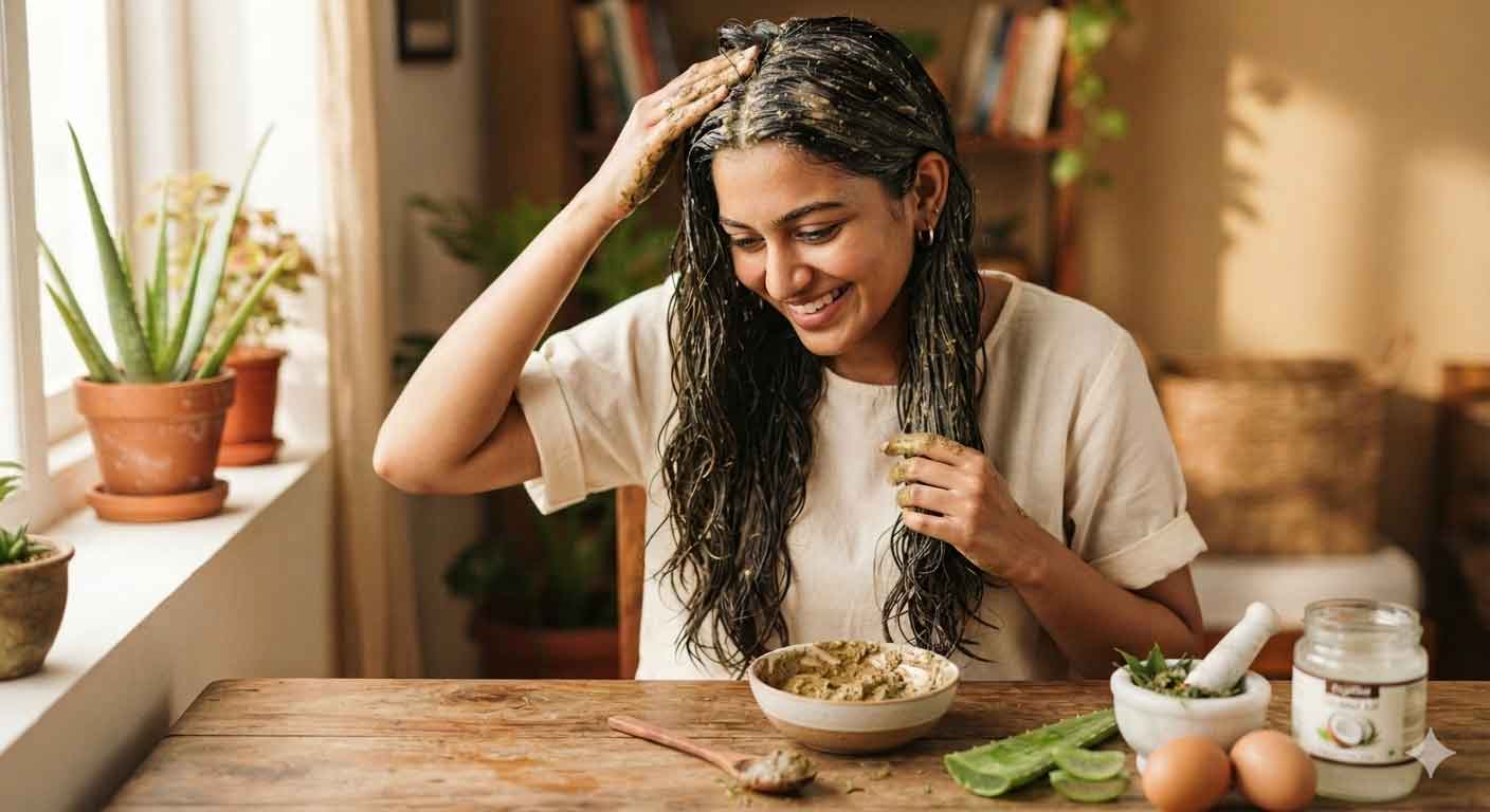 ঝলমলে সিল্কি চুলের জন্য দেশীয় টিপস