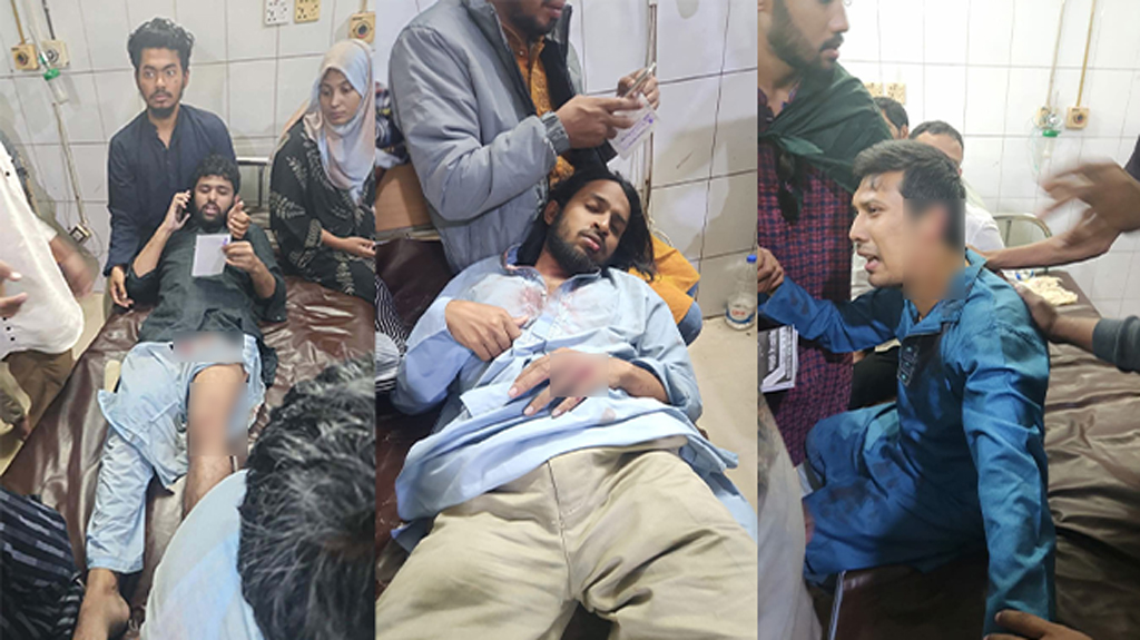 ব্যারিকেড ভেঙে যমুনা অভিমুখে ইনকিলাব মঞ্চ, জাবের-আম্মারসহ আহত কয়েকজন