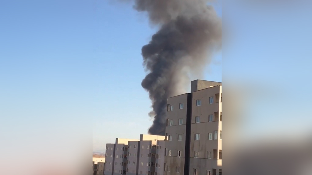 ইরানে বড় বিস্ফোরণ, ধোঁয়ার কুণ্ডলী