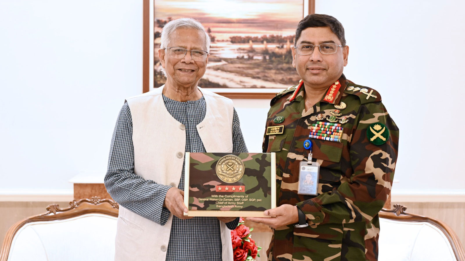 প্রধান উপদেষ্টার সঙ্গে সেনাপ্রধানের সাক্ষাৎ