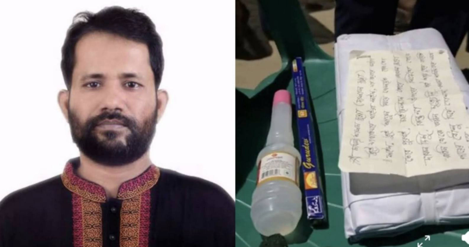 চাঁদপুরে ইউপি চেয়ারম্যানের বাড়িতে ককটেল বিস্ফোরণ, কাফনের কাপড় পাঠিয়ে হুমকি