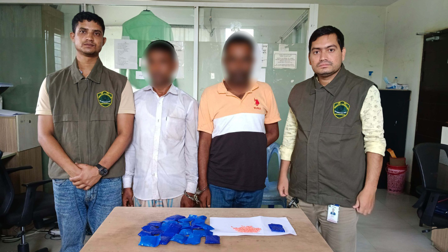 রাজধানীর যাত্রাবাড়ীতে ৩ হাজার ইয়াবাসহ গ্রেপ্তার ২