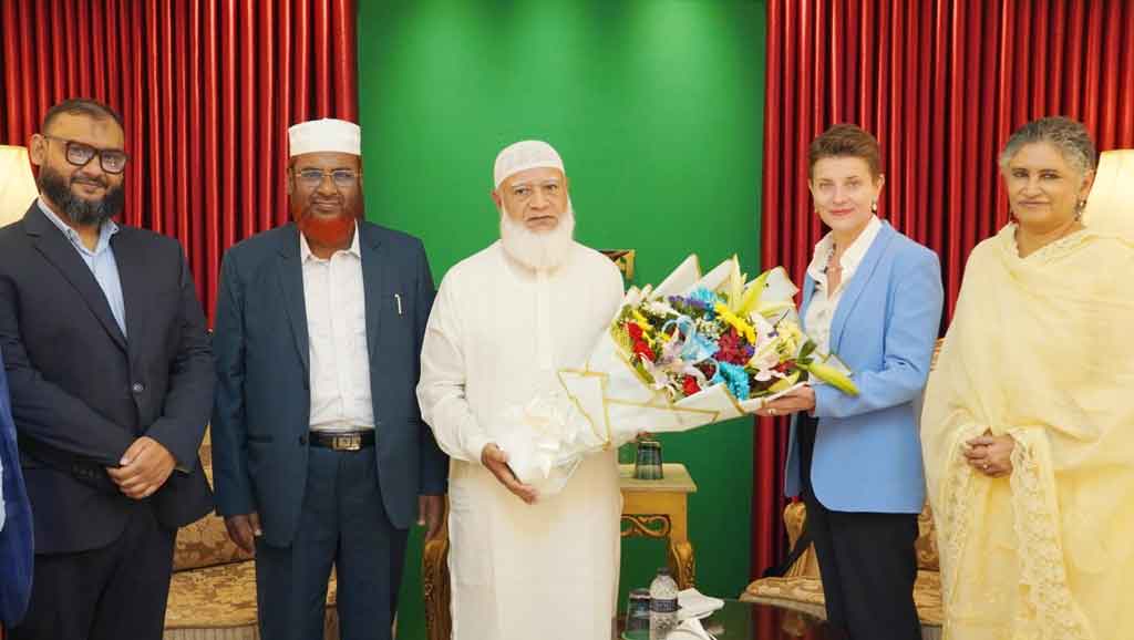 জামায়াত আমিরের সঙ্গে জাতিসংঘের আবাসিক সমন্বয়কারীর সাক্ষাৎ