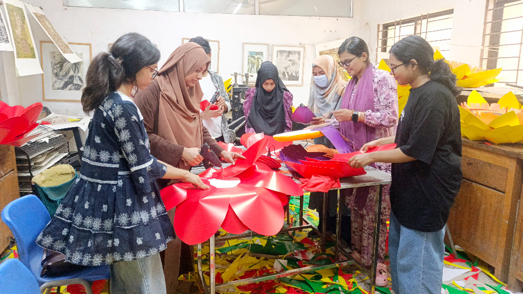 বাংলা বর্ষবরণে প্রস্তুত হচ্ছে জগন্নাথ বিশ্ববিদ্যালয়