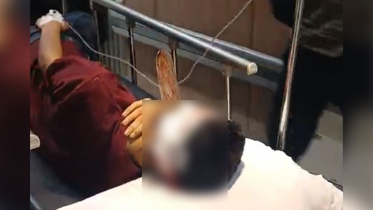 জাবিতে ঘাস কাটার মেশিন ভেঙে যুবকের মাথায় ঢুকল ব্লেড