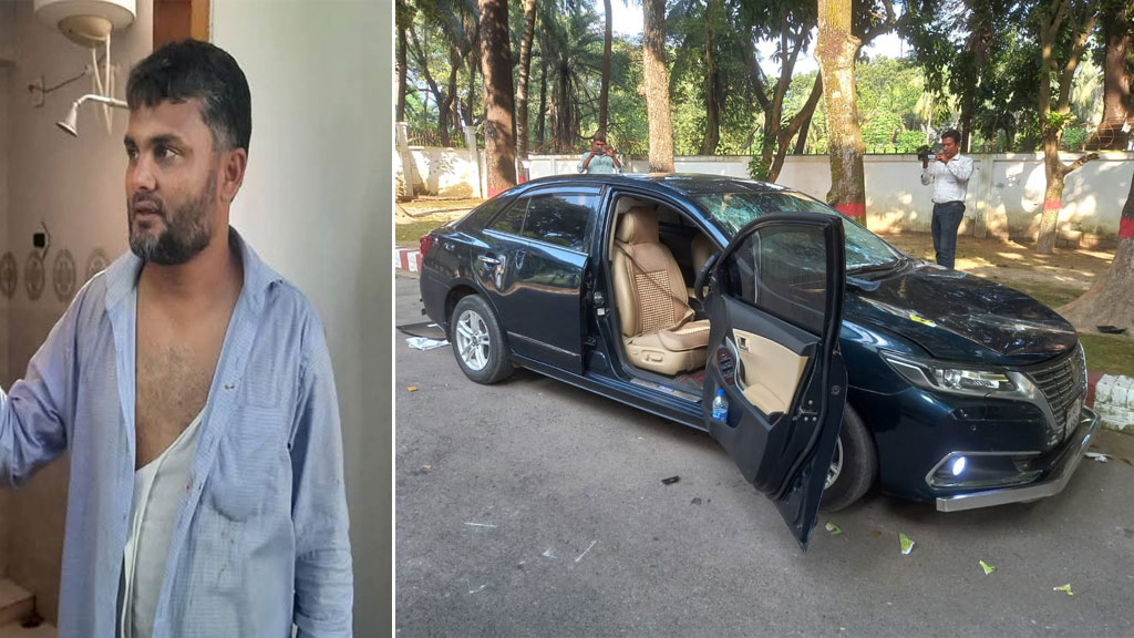 এলজিইডি অফিসে ঠিকাদার আ.লীগ নেতাকে মারধর-গাড়ি ভাঙচুর