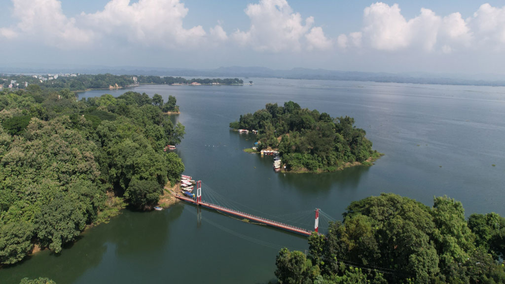৮৬ দিন পর ভেসে উঠল রাঙামাটির ঝুলন্ত সেতু