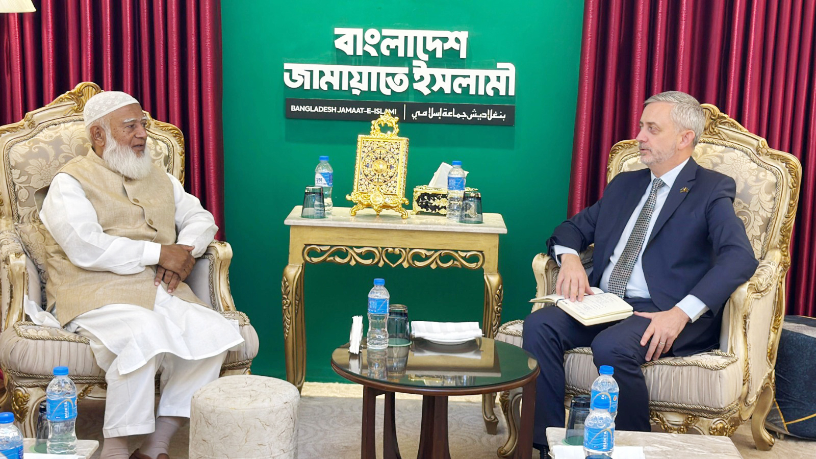 জামায়াতের আমিরের সঙ্গে ইইউ রাষ্ট্রদূতের সাক্ষাৎ