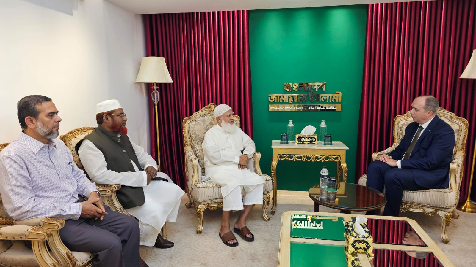 জামায়াতের আমিরের সঙ্গে কসোভো রাষ্ট্রদূতের সৌজন্য সাক্ষাৎ