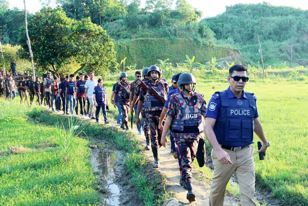 নাশকতার পরিকল্পনার খবরে জঙ্গল সলিমপুরে অভিযান, গ্রেপ্তার নেই