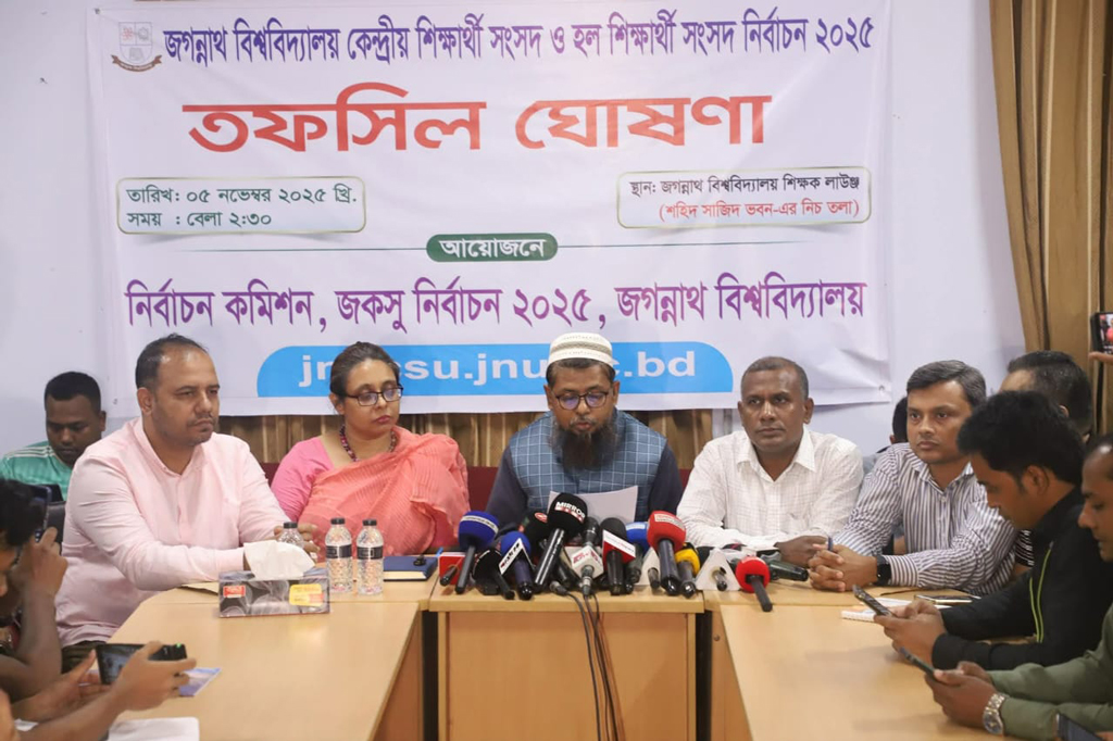 জকসু নির্বাচনের তফসিল ঘোষণা