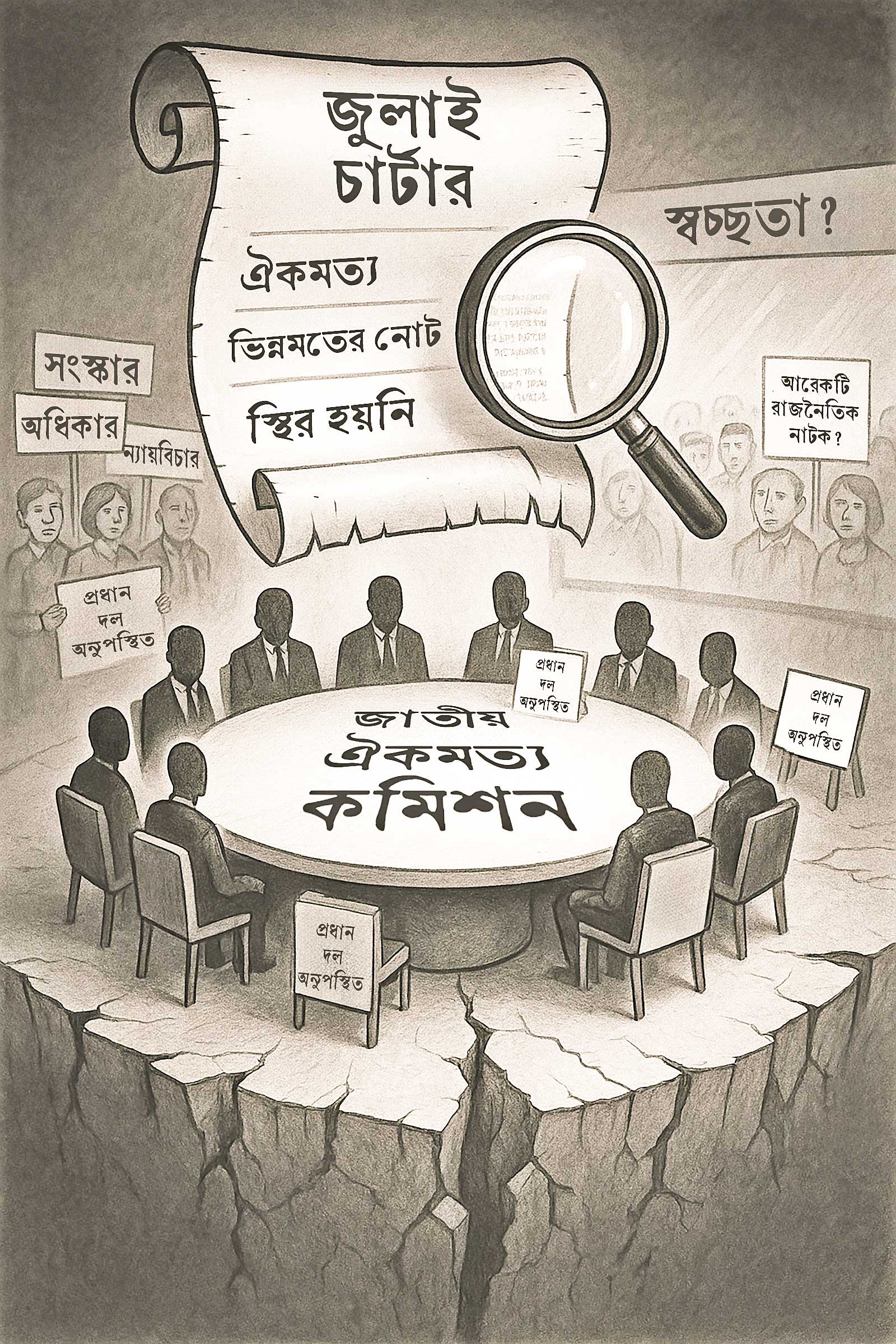ঐকমত্য কি জাতীয় ঐক্যের প্রতিফলন হবে