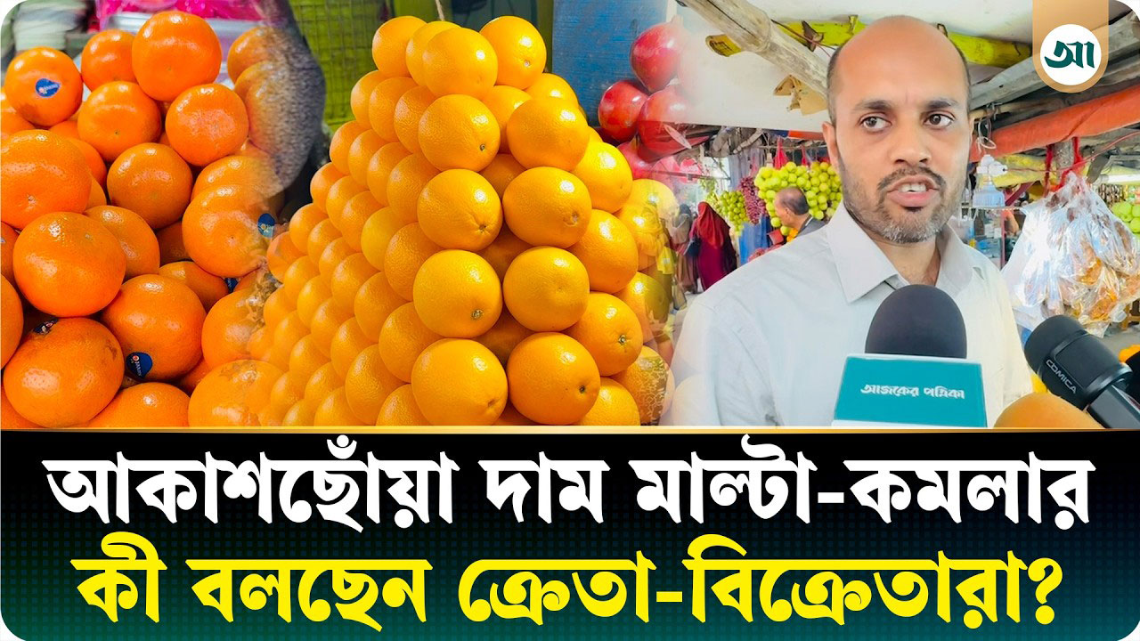 মাল্টা, কমলা ও আনারের চড়া দাম, কমছে ক্রেতাদের উপস্থিতি