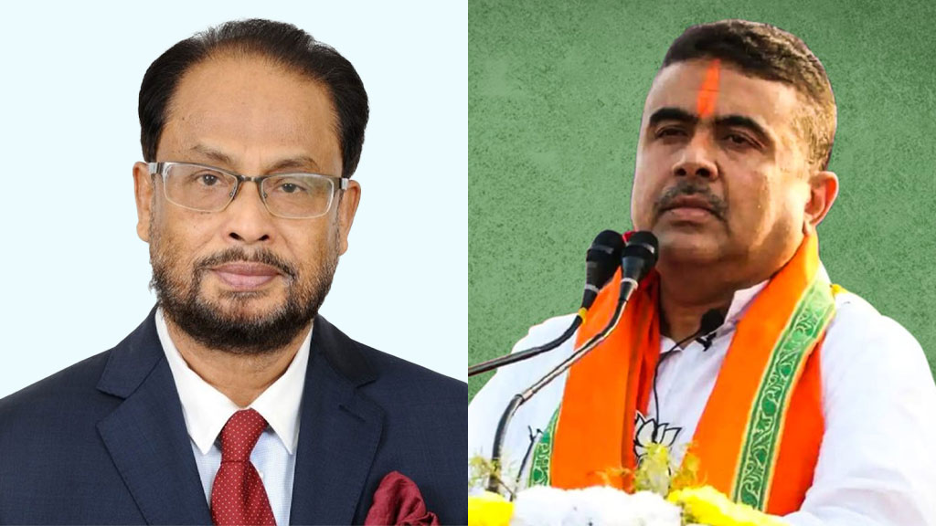 শুভেন্দু অধিকারীকে জি এম কাদেরের অভিনন্দন
