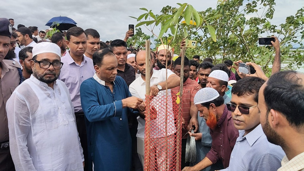 চারা উপড়ে ফেলা দুর্বৃত্তরা গ্রেপ্তার না হওয়ায় ডেপুটি স্পিকারের ক্ষোভ
