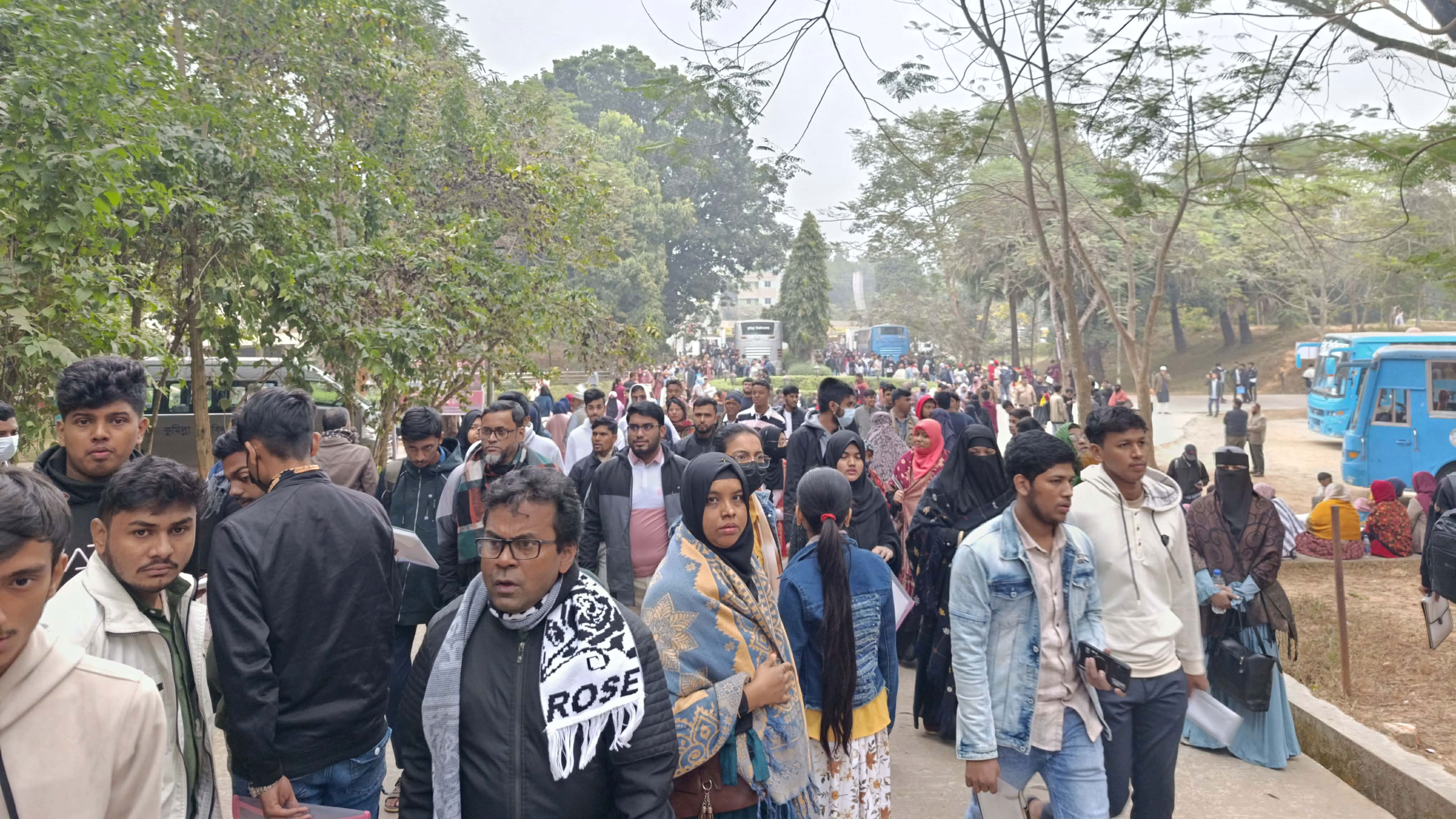 কুবিতে জবির ‘এ’ ইউনিটের ভর্তি পরীক্ষা অনুষ্ঠিত
