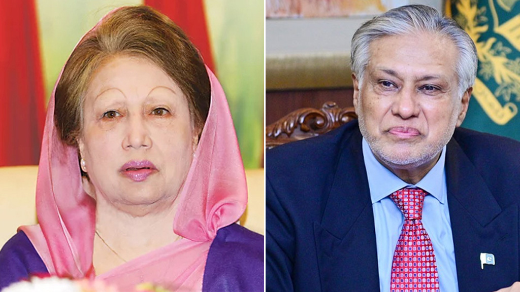 খালেদা জিয়ার ‘স্বাস্থ্যের খোঁজ নিতে’ কাল ফিরোজায় যাবেন ইসহাক দার