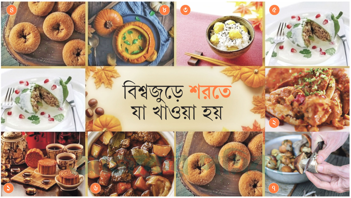 বিশ্বজুড়ে শরতে যা খাওয়া হয়