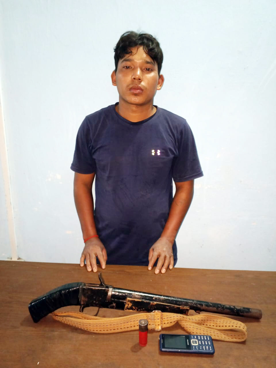 গ্রেপ্তার কলইপা ত্রিপুরা। ছবি: সংগৃহীত
