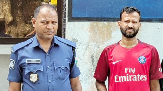 থানায় তদবির করতে গিয়ে গ্রেপ্তার যুবলীগ নেতা
