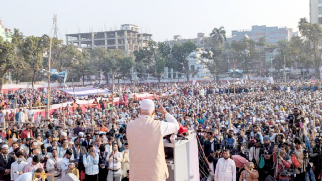 পায়ে পাড়া দিয়ে কেউ যদি আশা করে আমরা চুপ থাকব, তা হবে না— খুলনায় জামায়াত আমির