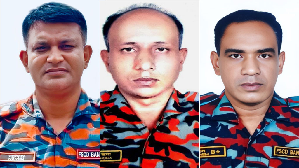 টঙ্গীতে দগ্ধ তিন ফায়ার ফাইটারসহ ৪ জনের মৃত্যুতে প্রধান উপদেষ্টার শোক