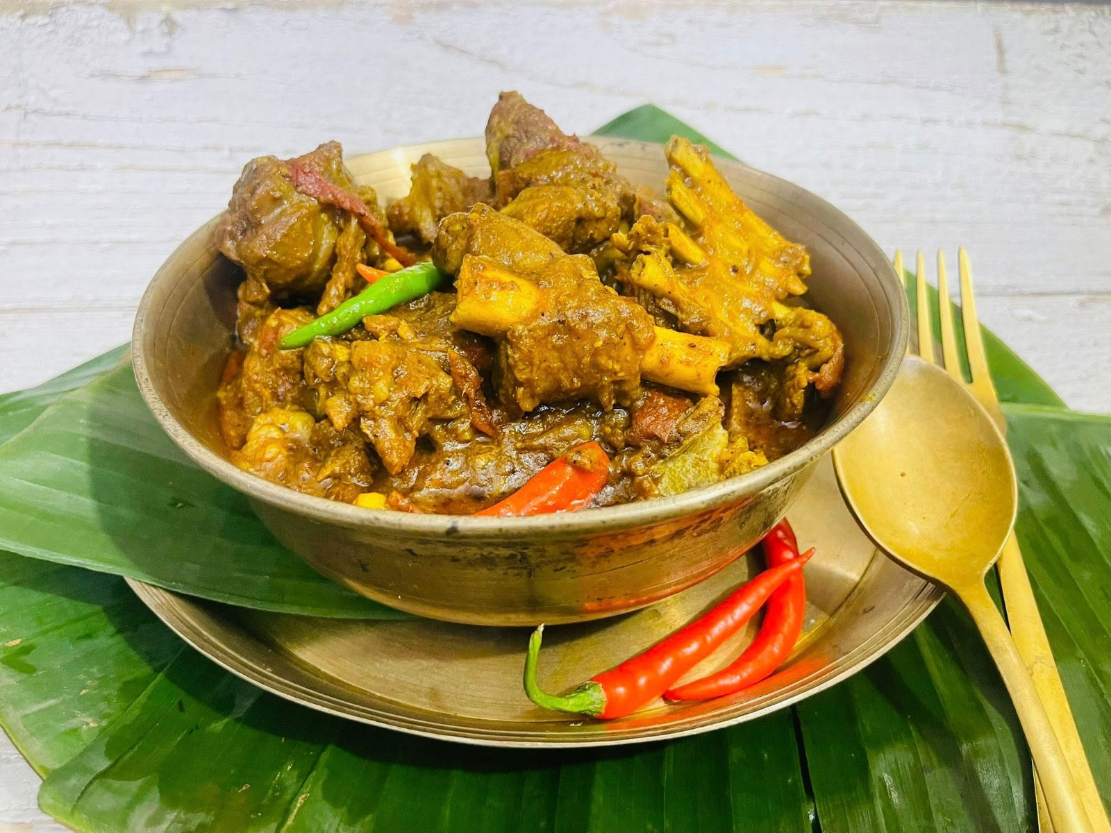 টমেটো দিয়ে মাটন কারি