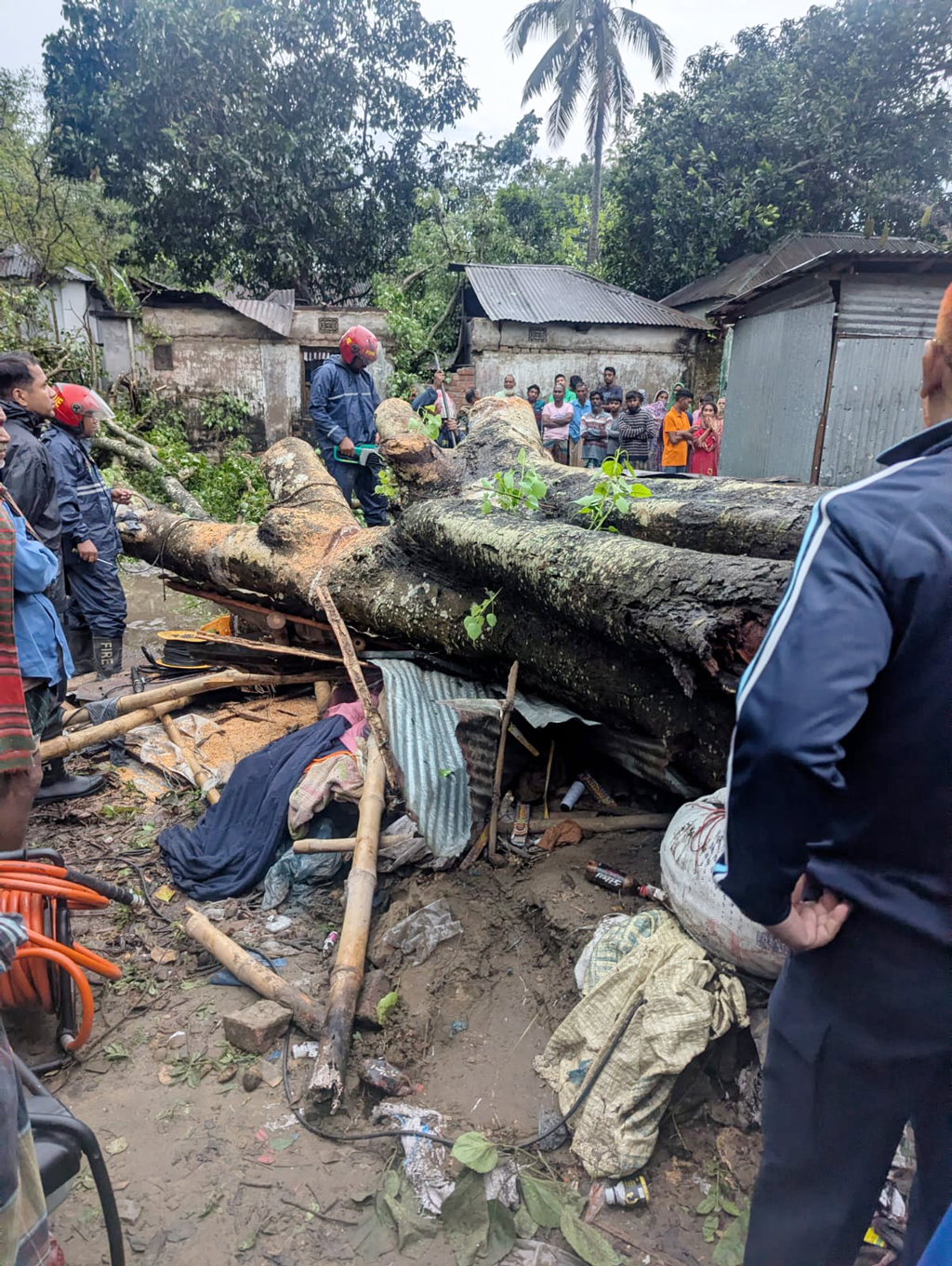 কালবৈশাখীতে দোকানের ওপর গাছ পড়ে ব্যবসায়ীর মৃত্যু