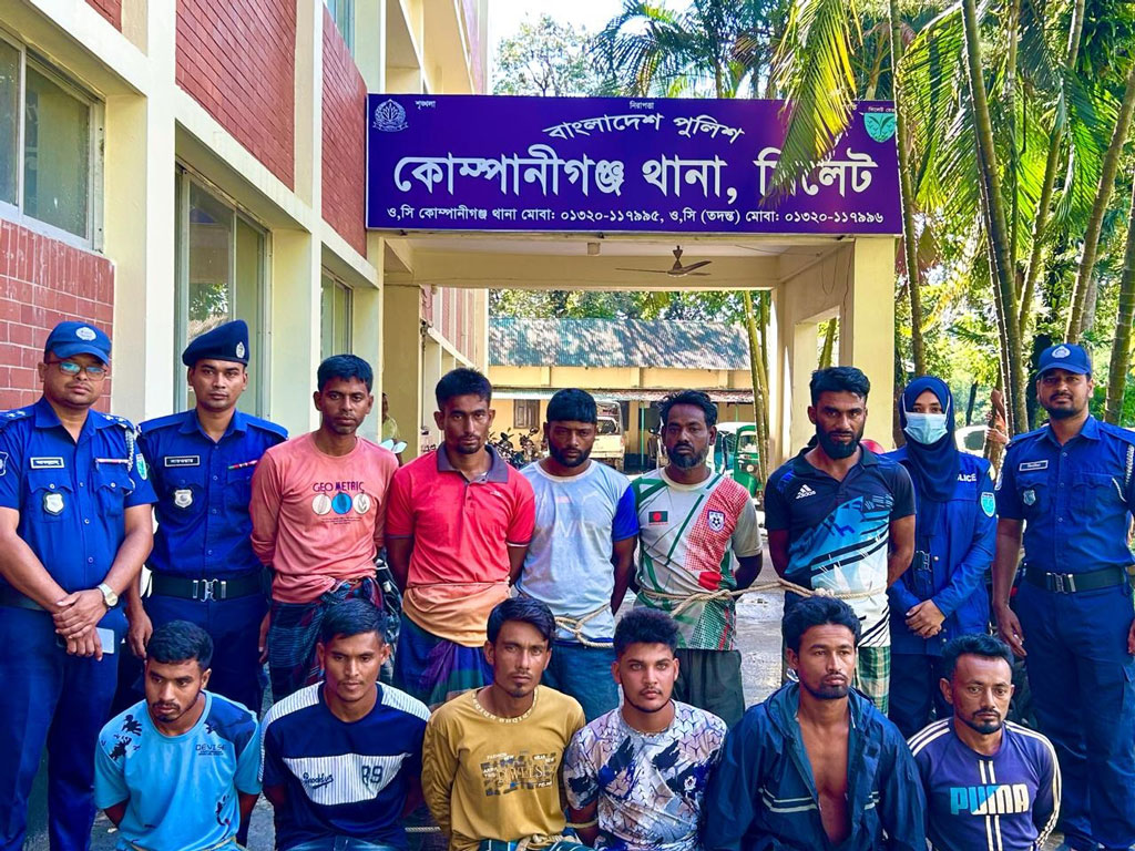 ধলাই সেতুর নিচ থেকে বালু লুট, ১১ জনের কারাদণ্ড