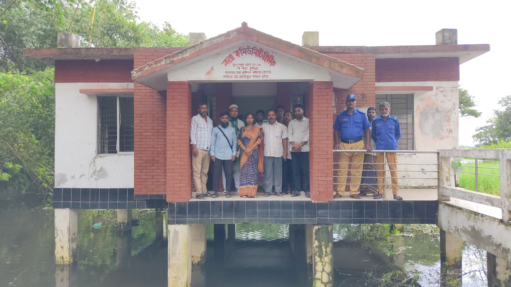 উদ্বোধনের চার বছর পর চিকিৎসাসেবার দ্বার খুলল ব্রাহ্মণপাড়ার নাল্লা কমিউনিটি ক্লিনিক