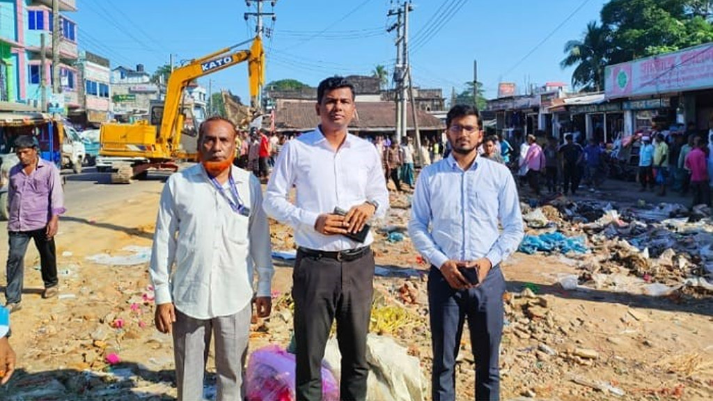 মৌলভীবাজারে উচ্ছেদ অভিযানে ৩ কোটি টাকার সরকারি জায়গা উদ্ধার