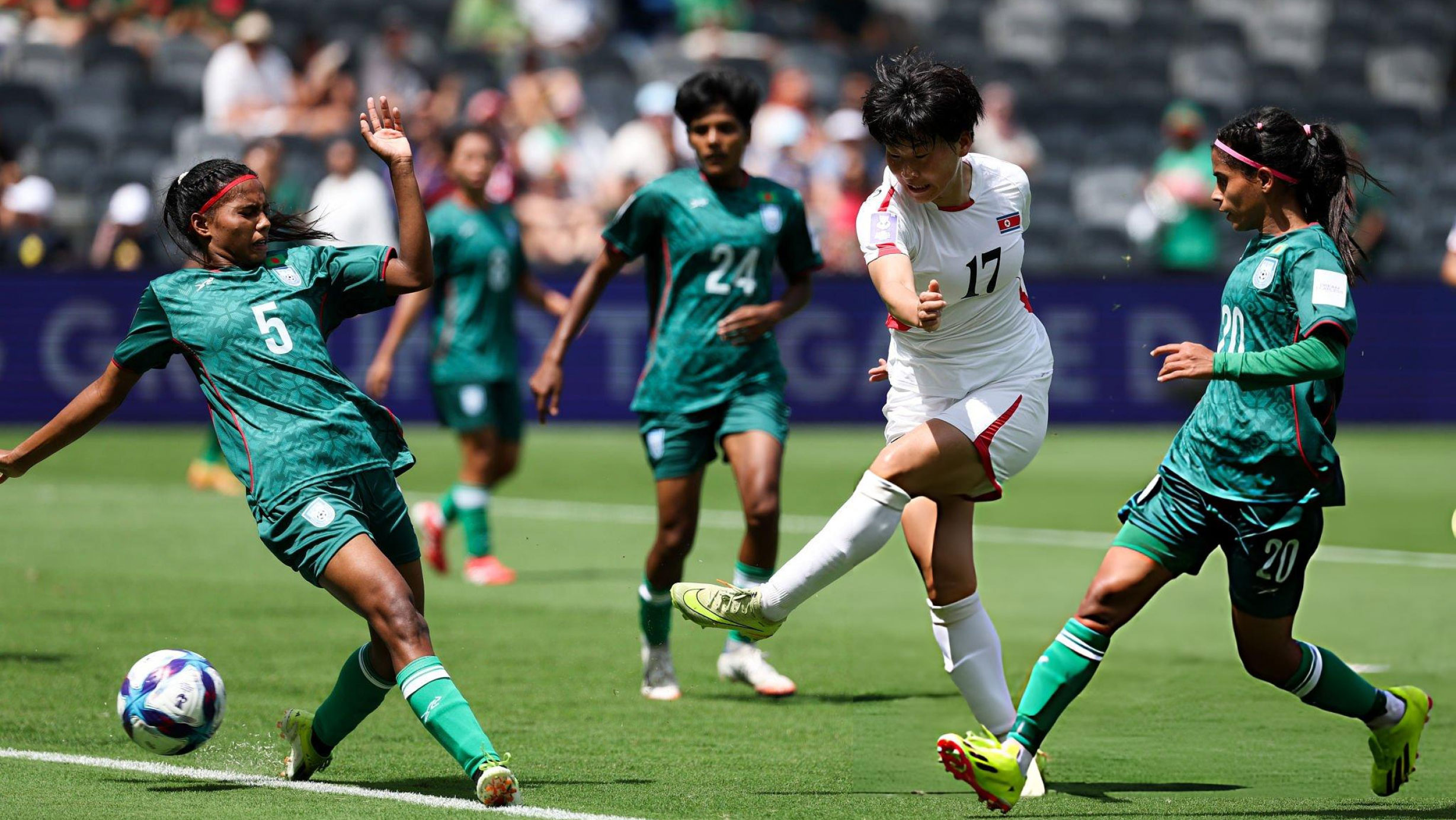 বাংলাদেশকে ৫ গোলে হারিয়ে কোরিয়ার দুইয়ে দুই