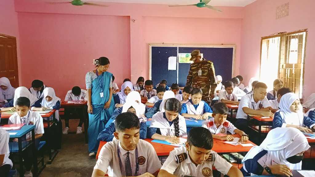 কাপ্তাইয়ে অনুষ্ঠিত হলো জোন কমান্ডার’স স্কলারশিপ, অংশ নিল ৩৪০ পরীক্ষার্থী