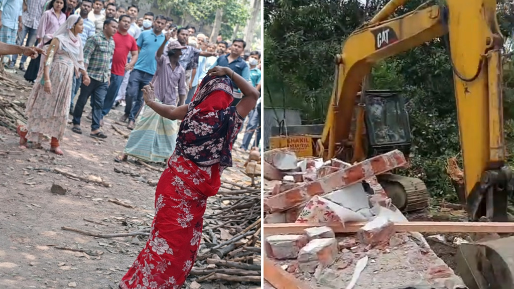 কেরানীগঞ্জে পুলিশ সদস্যের বাড়ি ভাঙচুরের অভিযোগ